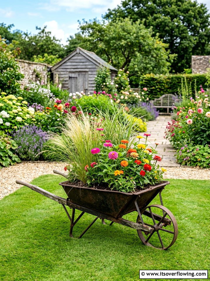 Gutter Vertical Garden - 25 backyard ideas with repurposed containers