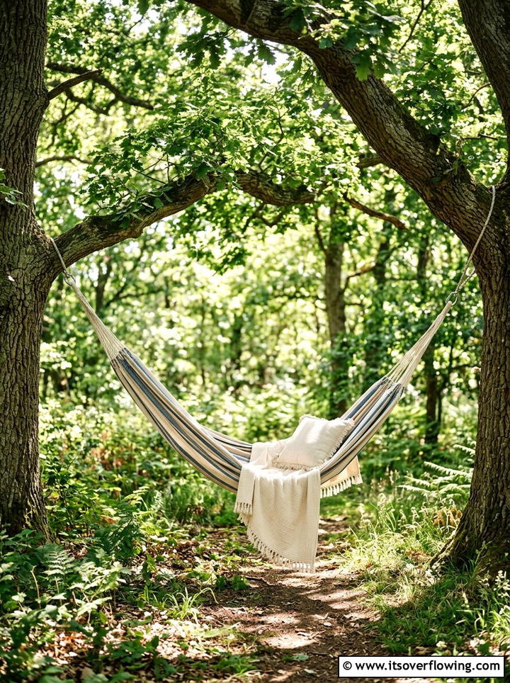 Hammock With Throw - 25 backyard decorating ideas with throws