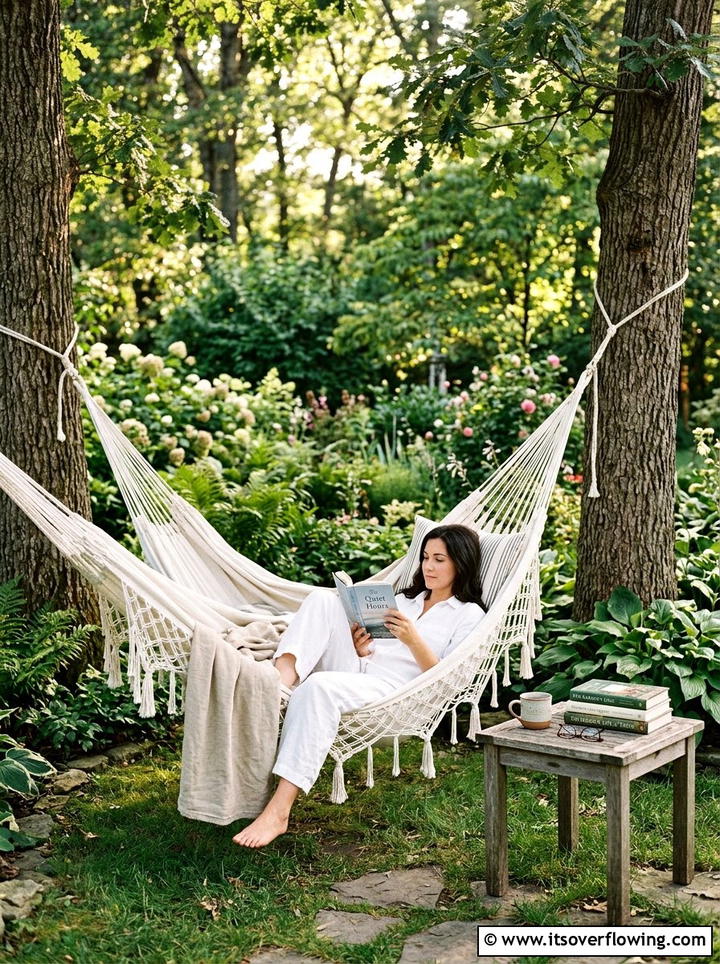 Hammock relaxation zone - 25 backyard ideas for summer parties