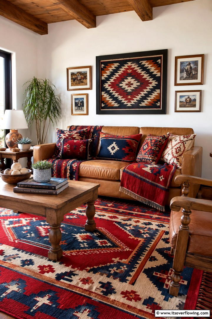 Hand Painted Mural Elements - 30 Southwest Interior Design Ideas for Warm, Bold Spaces