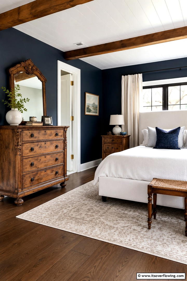 Handcrafted Decor Touches - 30 Rustic Bedroom Ideas to Create a Warm and Inviting Space
