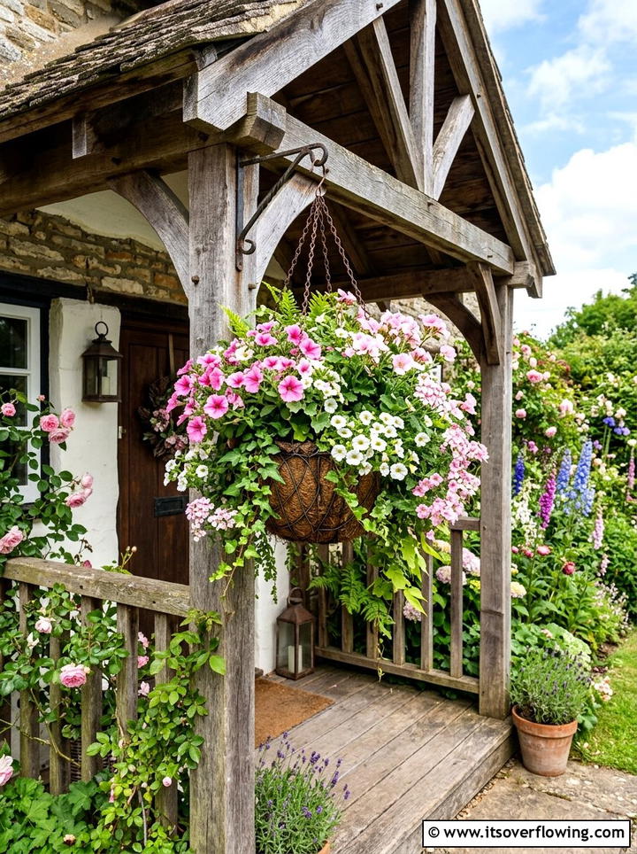 Hanging Basket Display - 25 garden ideas diy