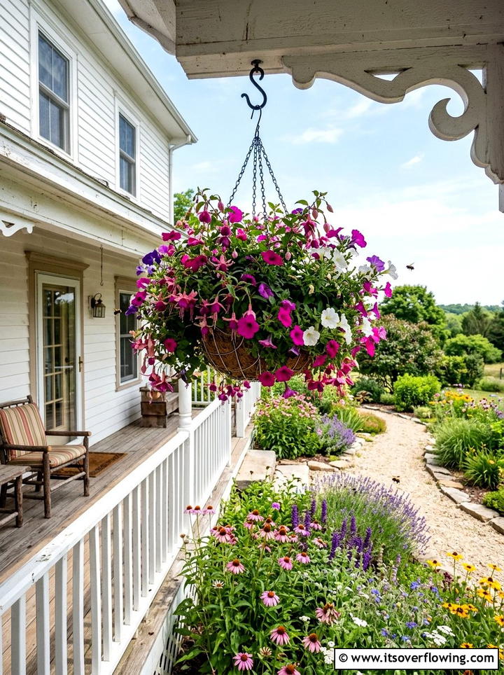 Hanging Basket For Pollinator Plants - 25 garden decor ideas for pollinator gardens
