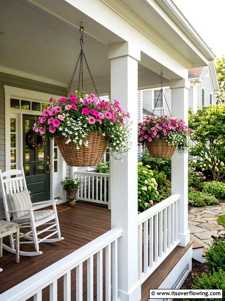 Hanging Baskets For Front Porch - 25 creative garden ideas for porches