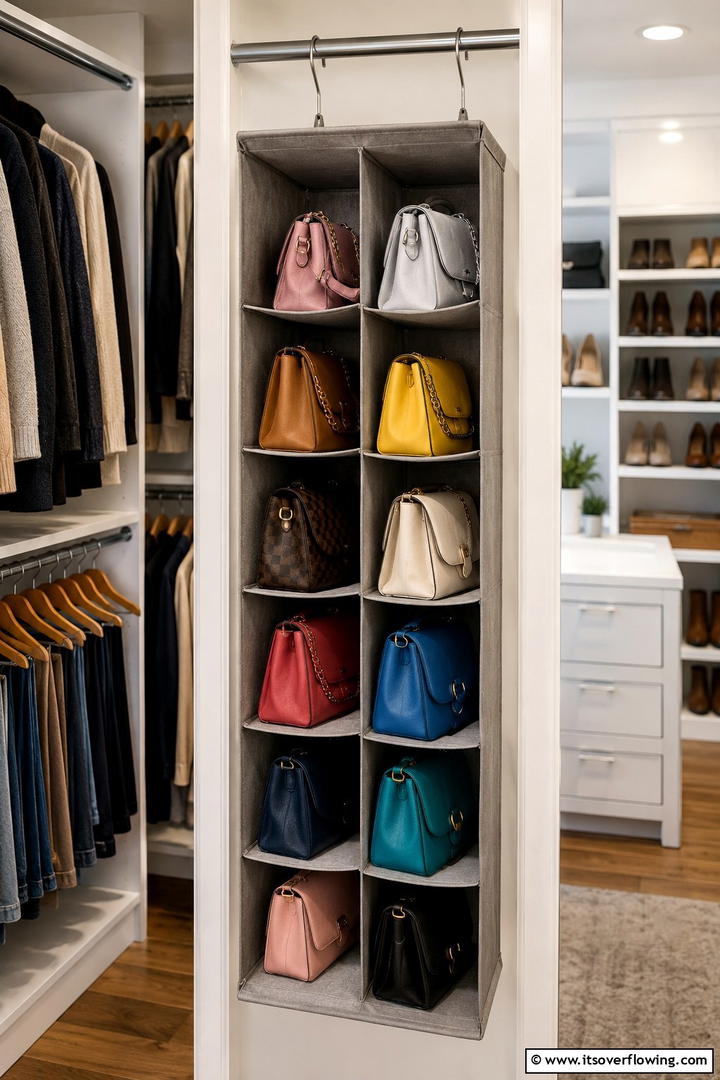 Hanging Closet Organizer - 30 Efficient Pots and Pans Storage Ideas for a Tidy Kitchen