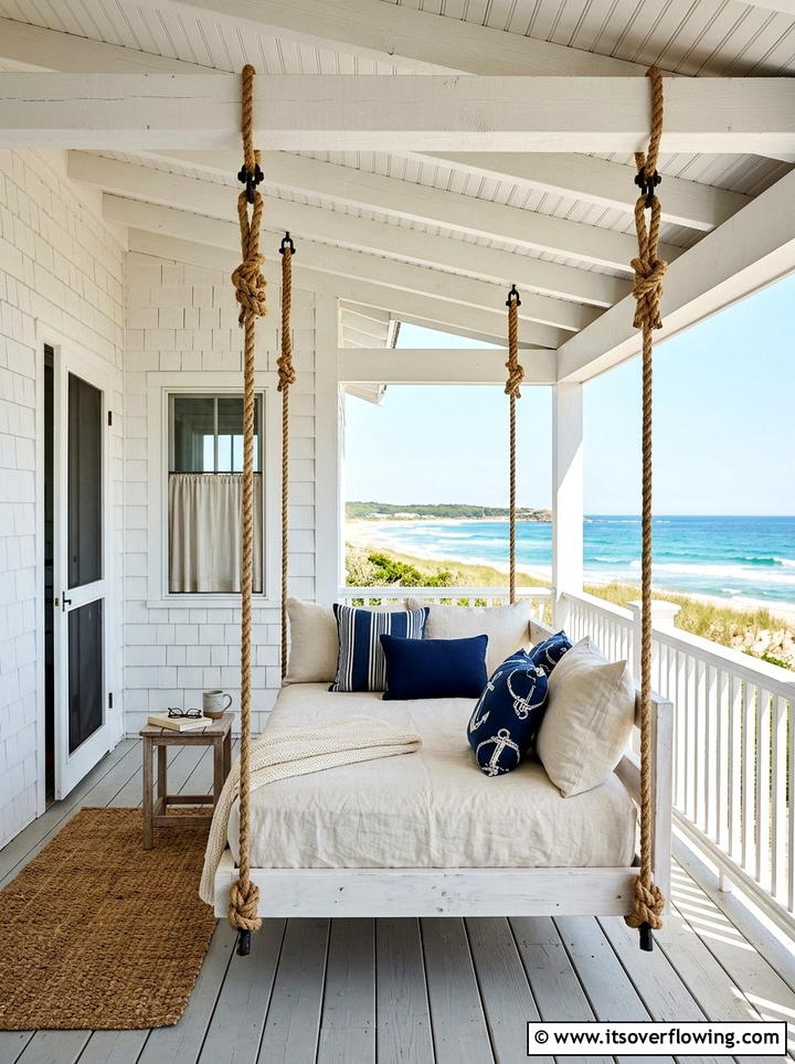 Hanging Daybed On Porch - 25 garden decor ideas with porch swings