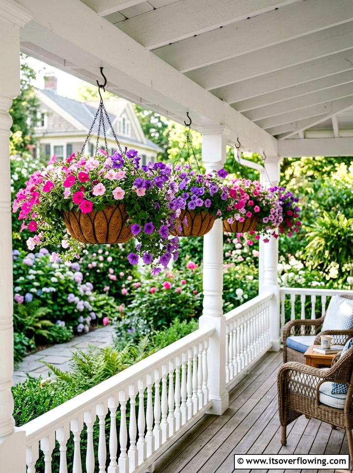 Hanging Garden Baskets - 25 creative garden ideas for small yards