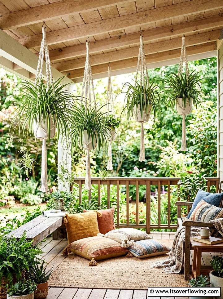 Hanging Macrame Plants For Porch - 25 creative garden ideas for porches