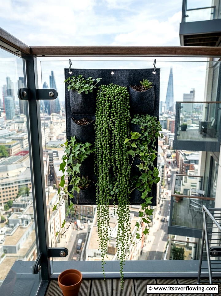 Hanging Pocket Planter Balcony - 25 creative garden ideas with shoe planter wall
