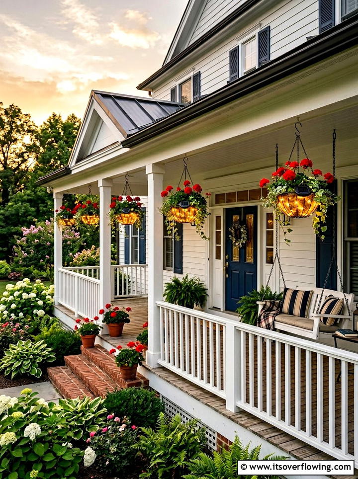 Hanging Solar Basket Lights - 25 cheap garden ideas with solar lights