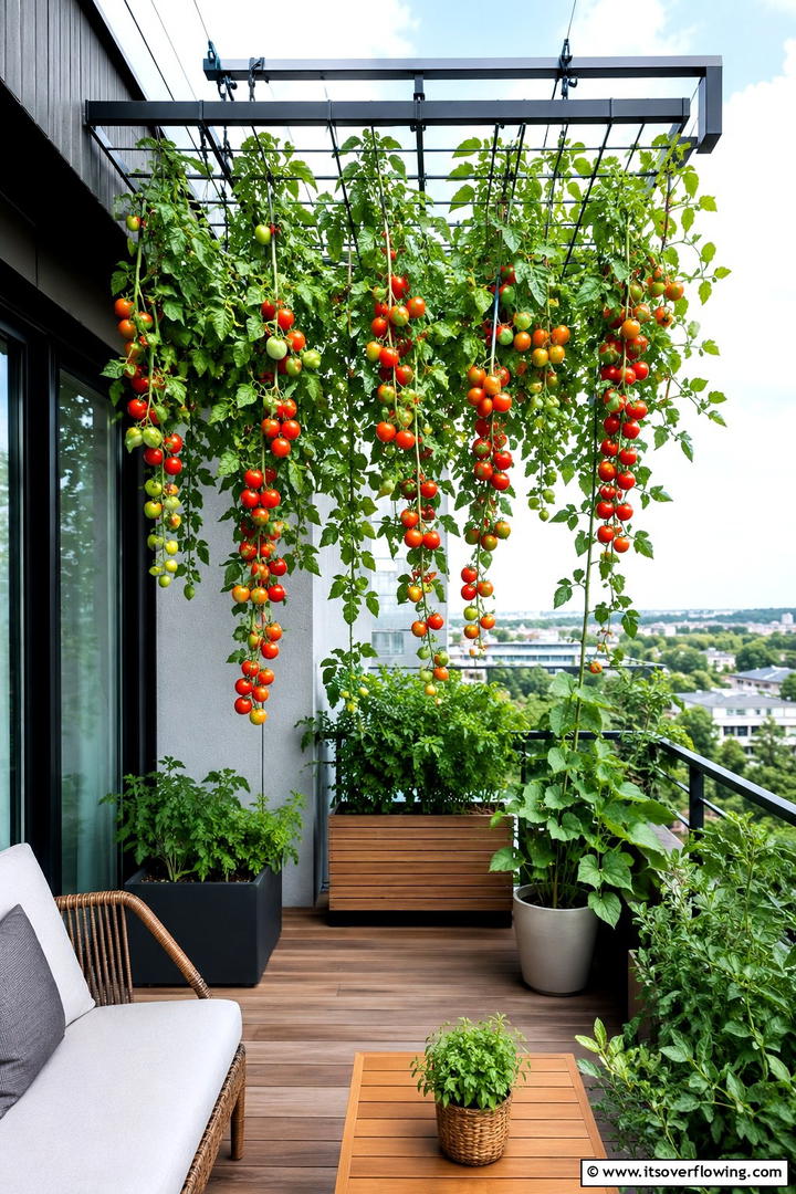 Hanging Tomato Trellis - 30 Tomato Trellis Ideas for Healthy & Space-Saving Gardens
