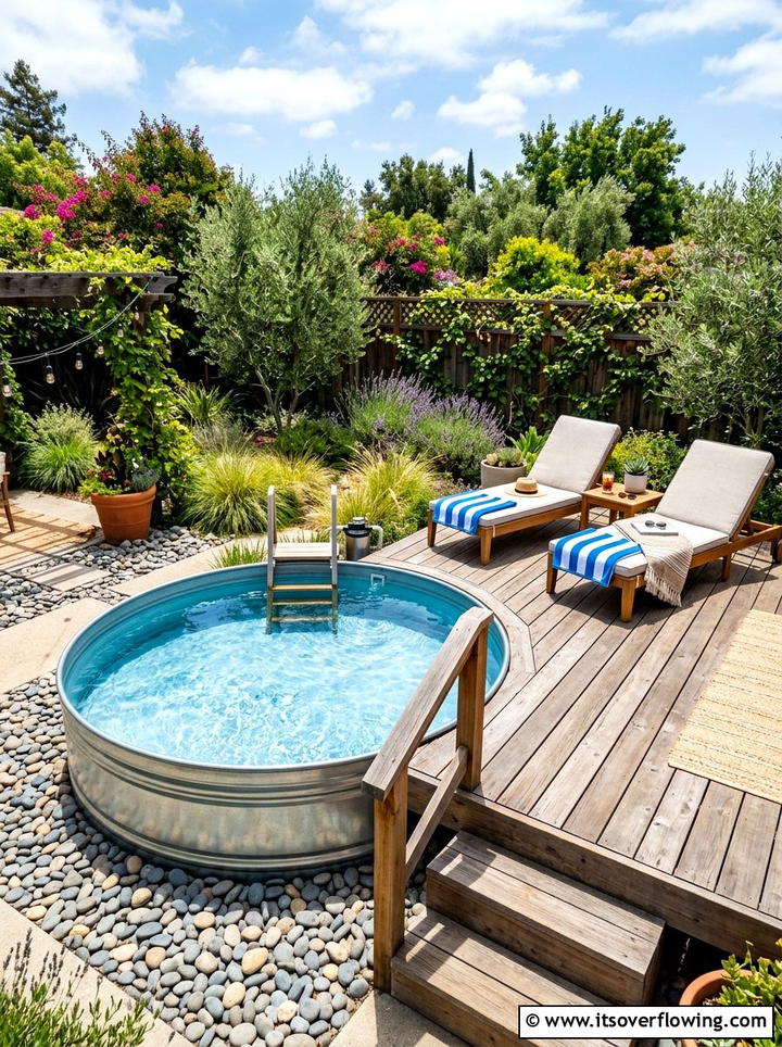 Hanging chair under tree - 25 backyard decorating ideas with cozy lounge setup