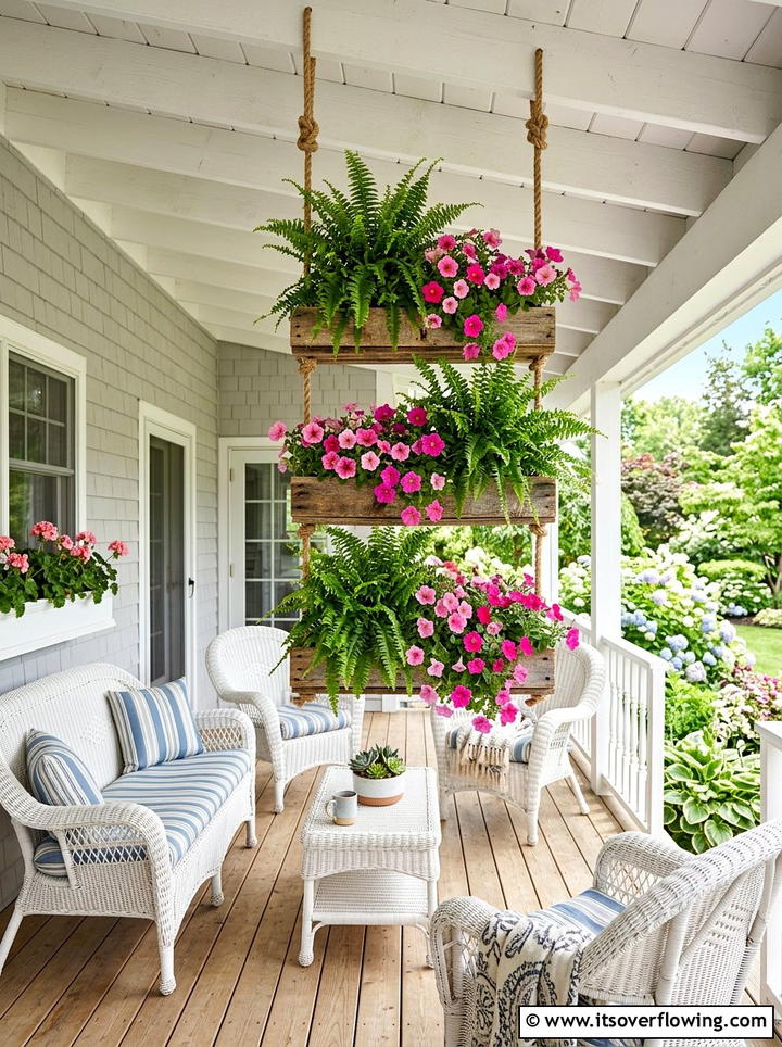 Hanging garden - 25 creative garden ideas with pallet planters