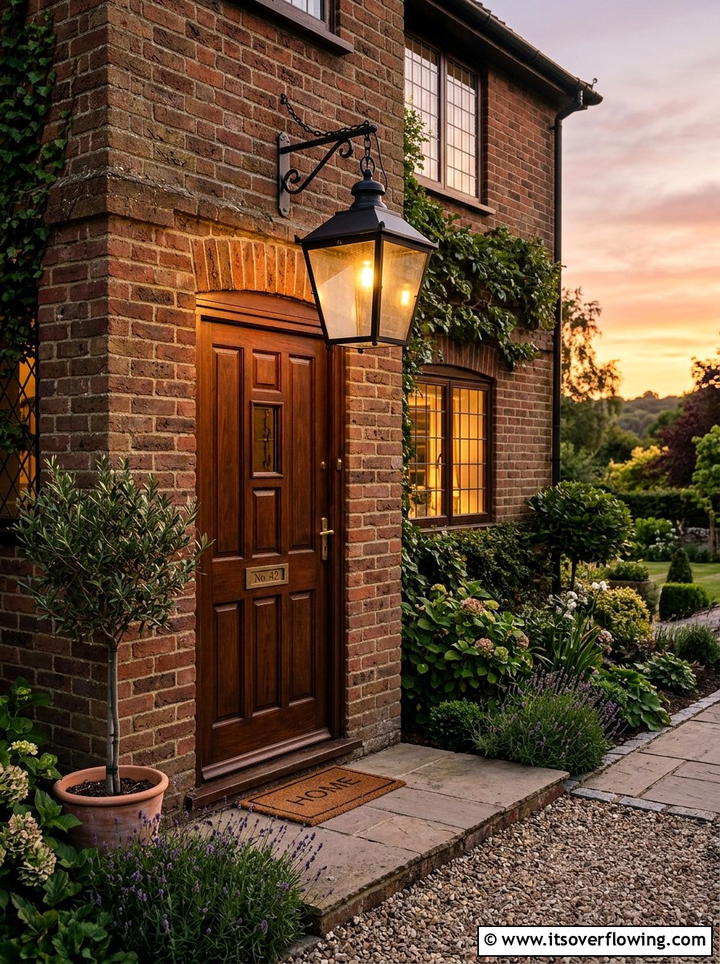 Hanging smart lantern - 25 front porch ideas with smart lighting