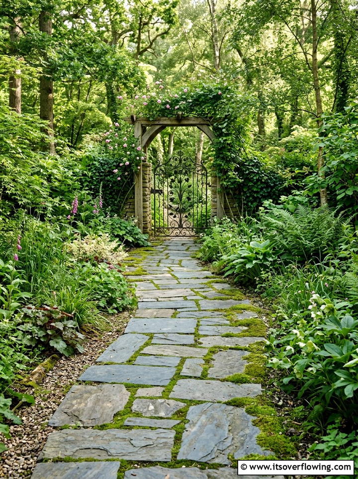 Hardscaping Pathway - 25 garden ideas for cold climate