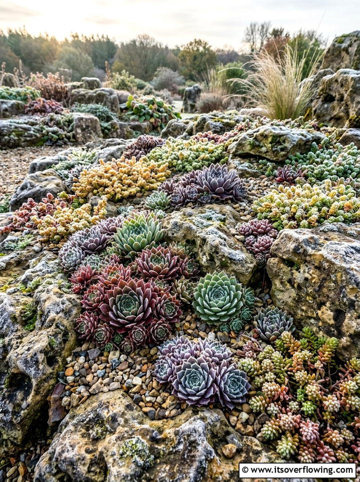 Hardy Succulent Garden - 25 garden ideas for winter