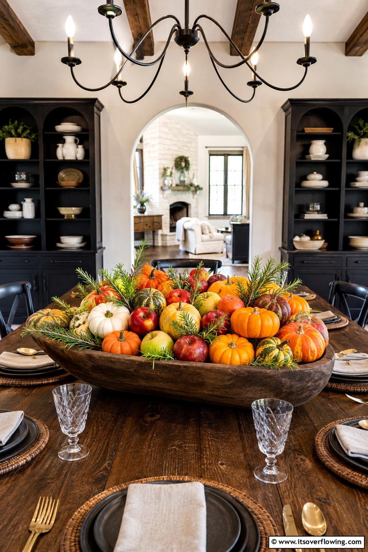Harvest Centerpiece Arrangements - 50 Fall Table Decor Ideas Roundup- Seasonal Styling