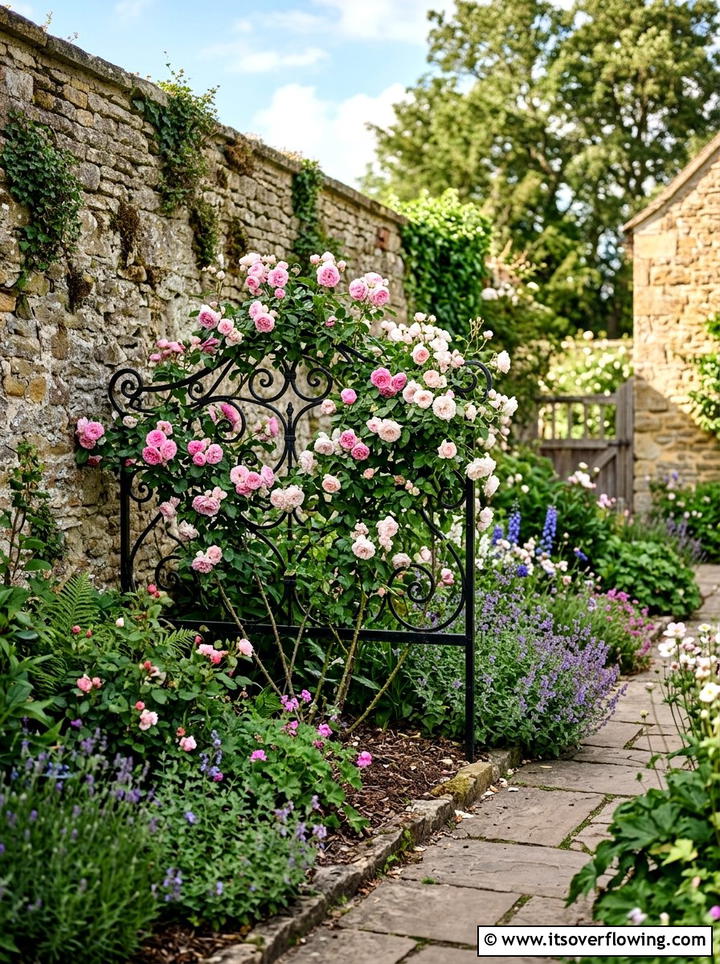 Headboard Garden Trellises - 25 recycled garden ideas with eco friendly decor