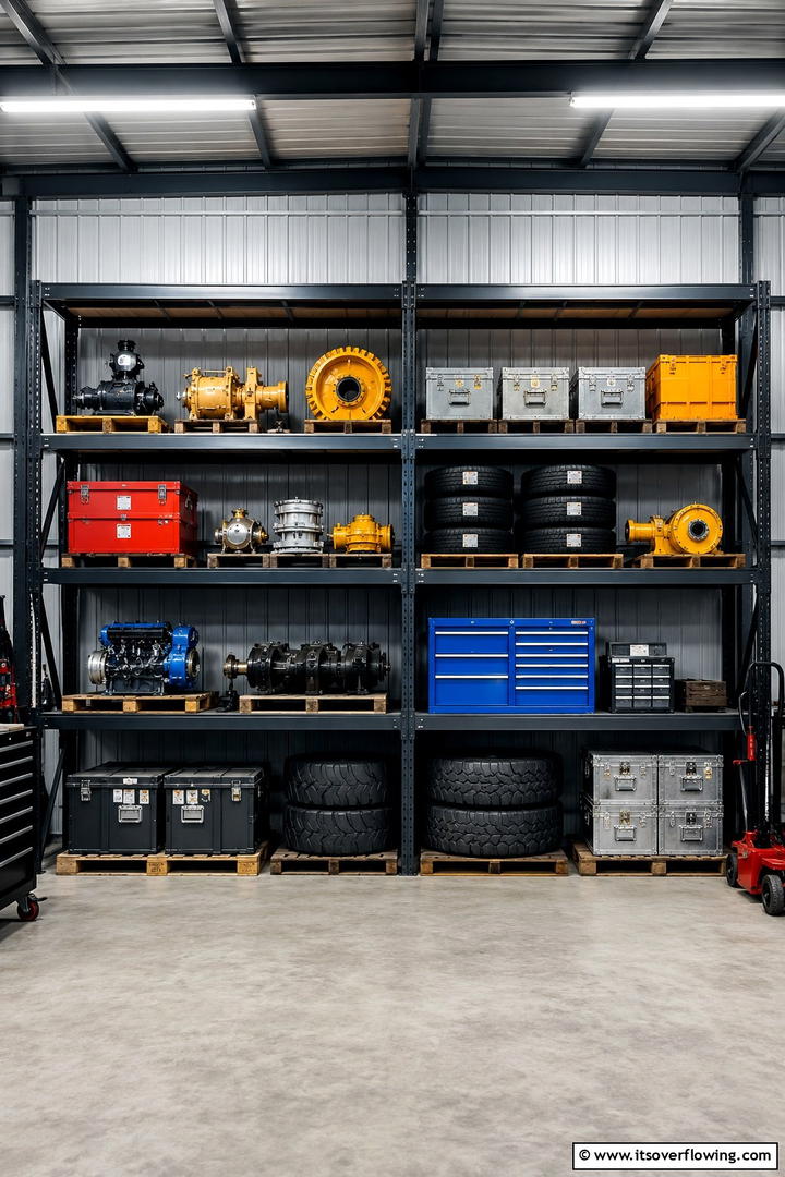 Heavy Duty Work Shelves - 30 Shed Shelving Ideas for Optimal Storage Solutions