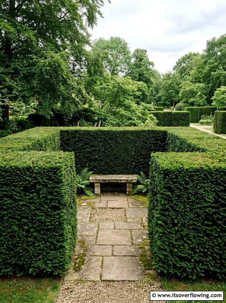 Hebe Foundation Planting - 25 garden design ideas with evergreen structure