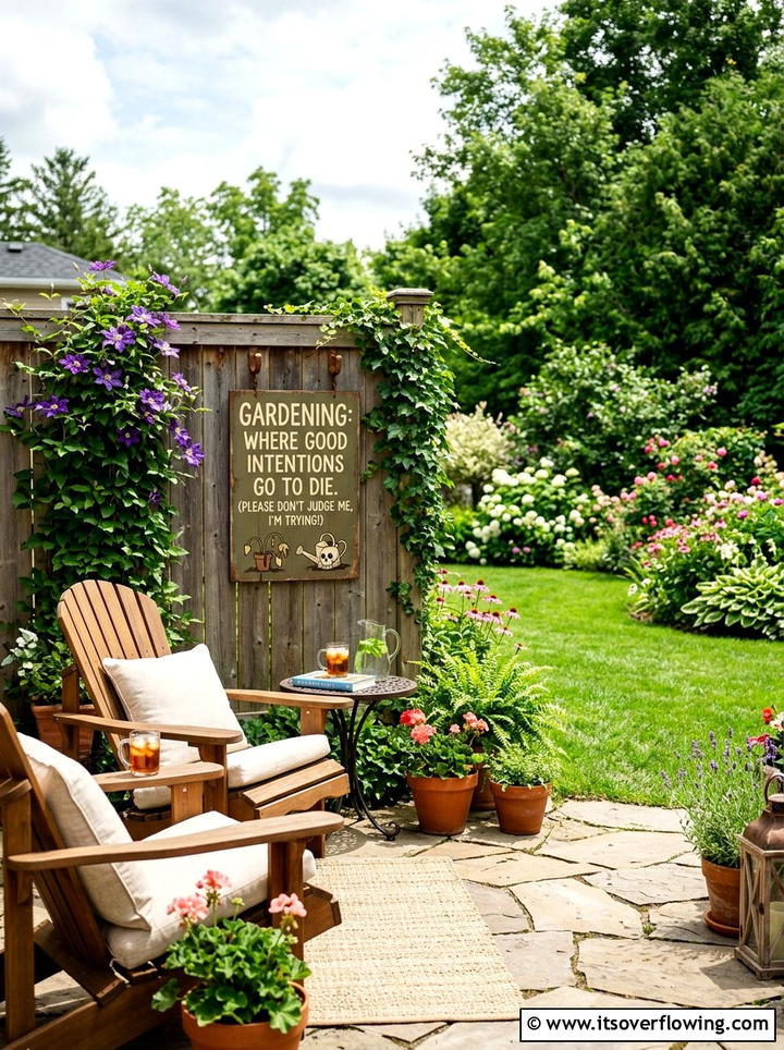 Heirloom Seed Garden Label - 25 garden ideas with garden signs