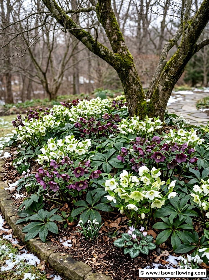 Hellebores for winter and spring - 25 small garden ideas for year round color