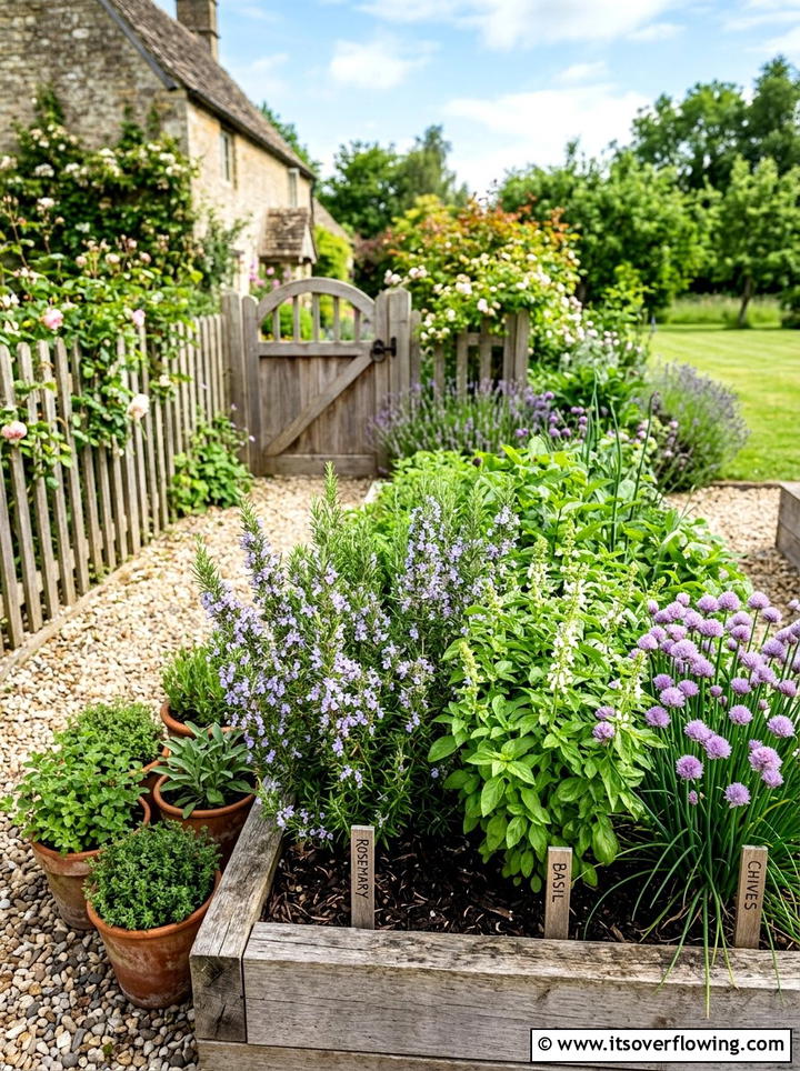 Herb Garden - 25 garden ideas for bees