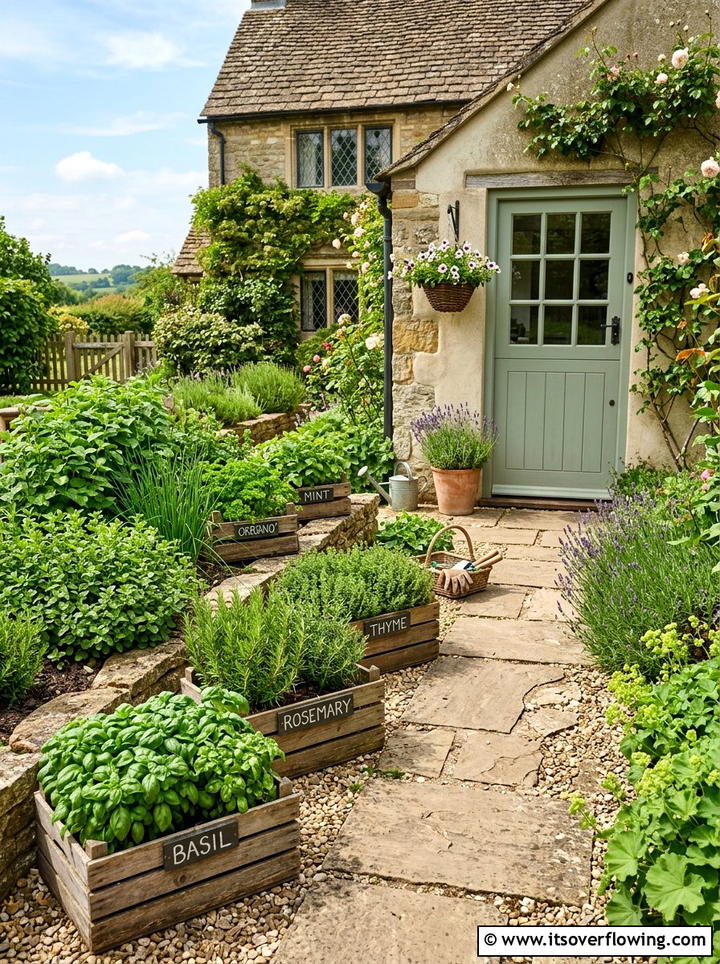 Herb Garden - 25 garden ideas for beginners