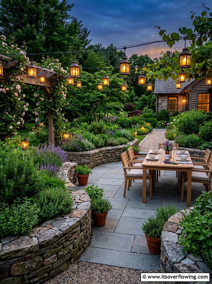 Herb Garden Around Patio - 25 garden decor ideas with herb displays