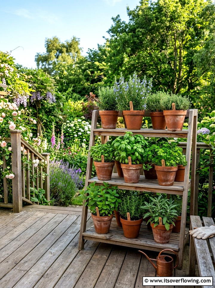 Herb Garden Deck - 25 garden design ideas for decks