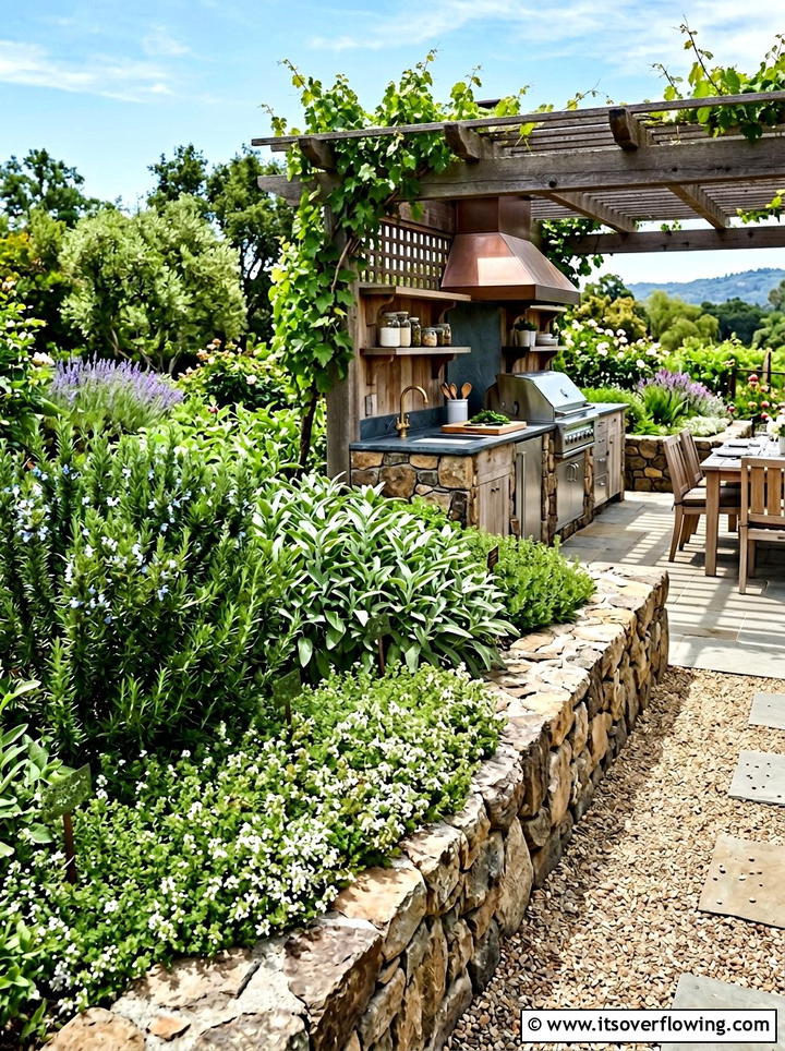 Herb Garden Edge - 25 backyard ideas with border plants