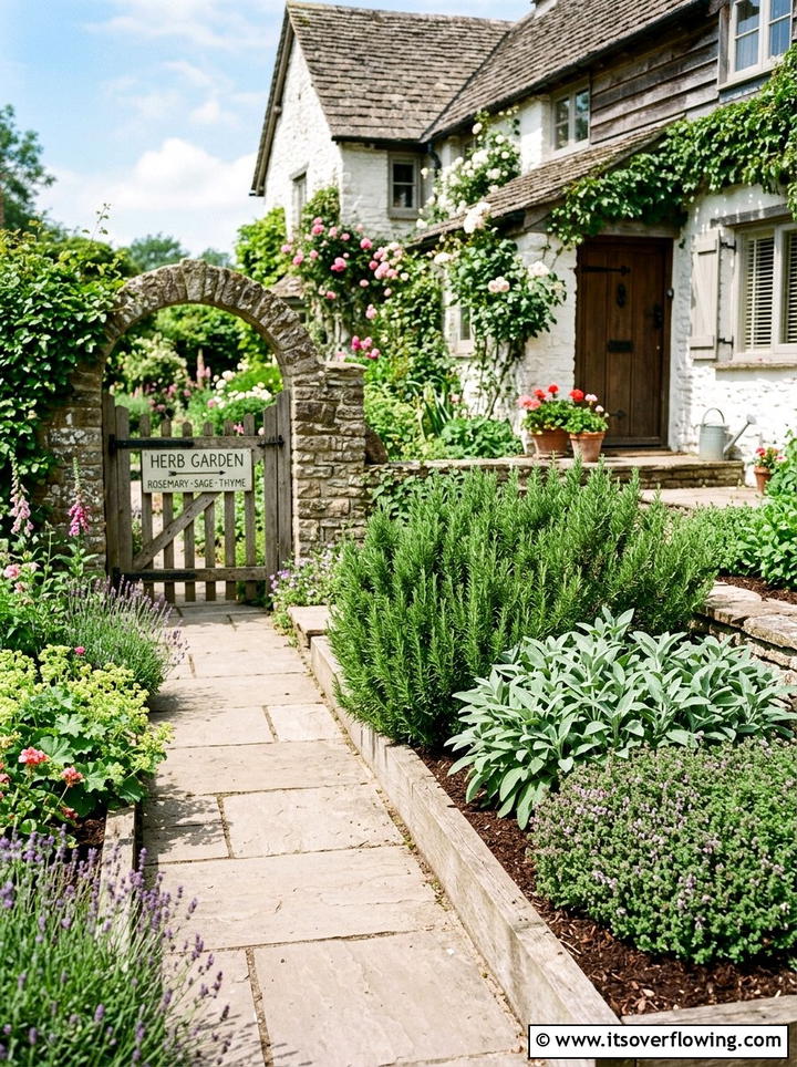 Herb Garden Entrance - 25 garden design ideas for entryways