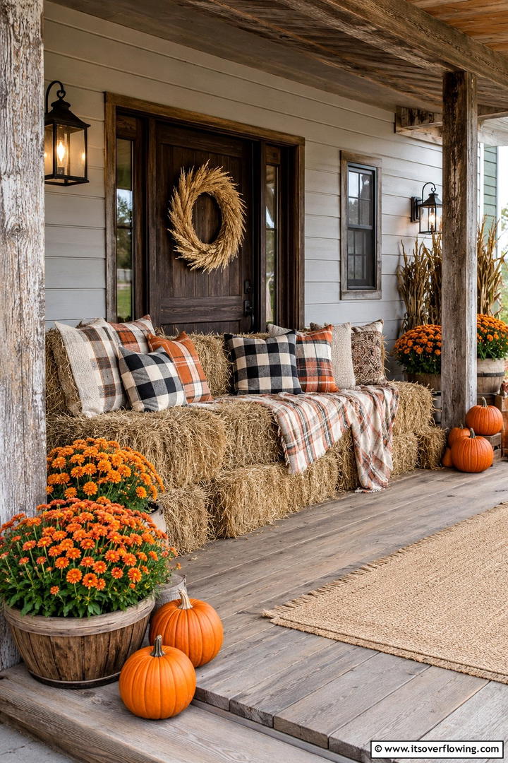 Herb Garden Fall Transition Porch - 50 Fall Porch Decor Ideas for Welcoming Outdoor Spaces