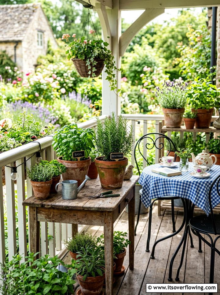 Herb Garden For Small Porch - 25 creative garden ideas for porches