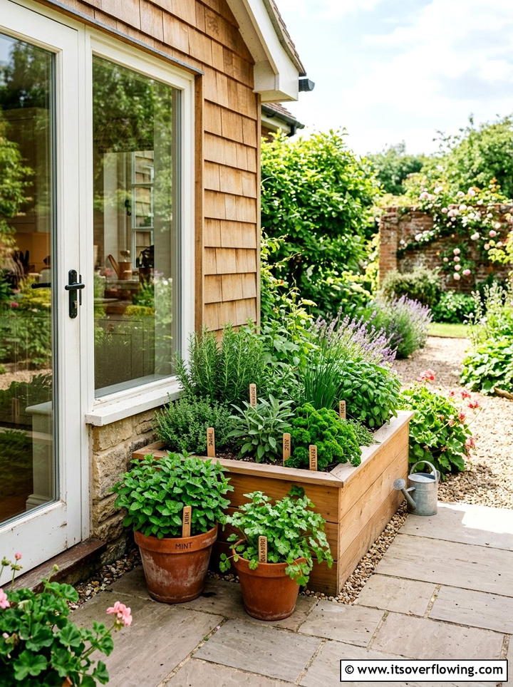 Herb Garden Near Kitchen - 25 garden decor ideas with herb displays