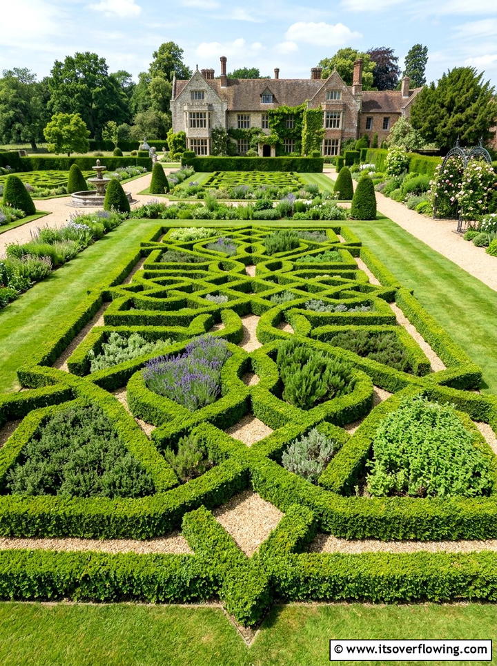Herb Knot Garden - 25 garden ideas with herbs