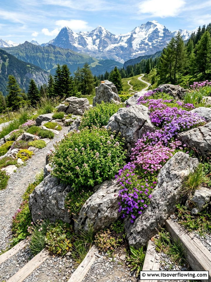 Herb Rock Garden Design - 25 garden design ideas with herbs and flowers
