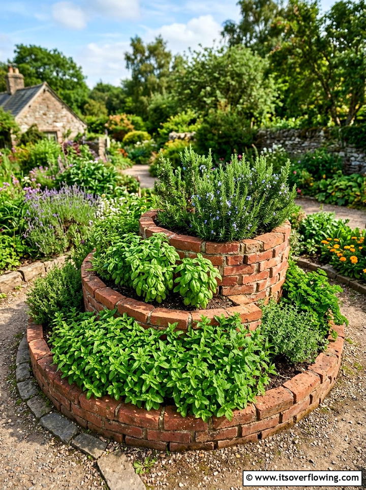 Herb Spiral Garden - 25 creative garden ideas for suburban homes