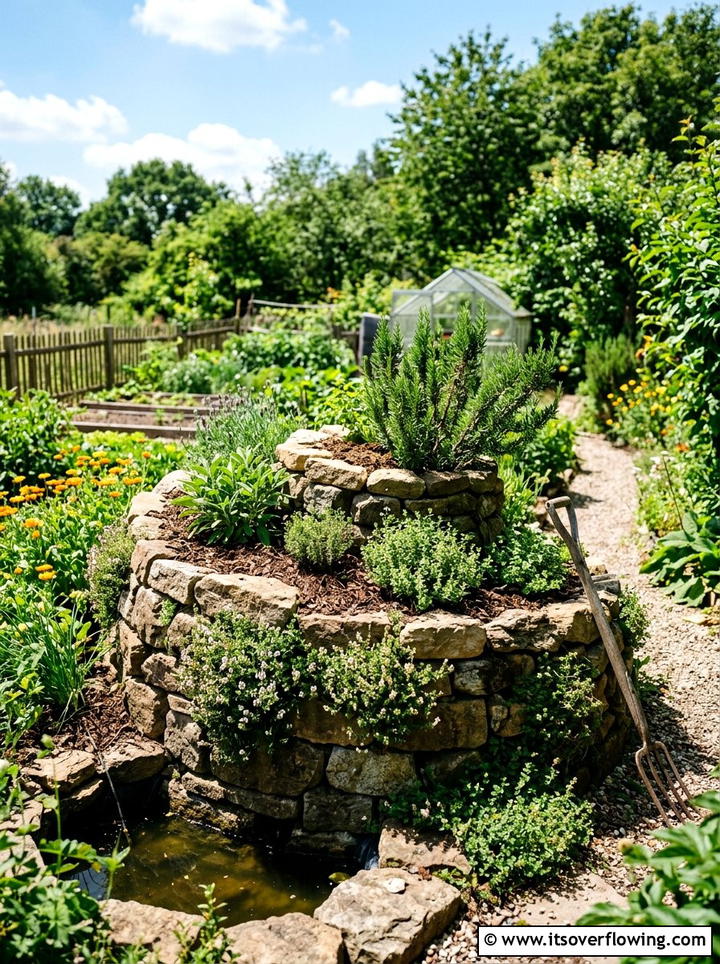 Herb Spiral Garden - 25 garden ideas diy
