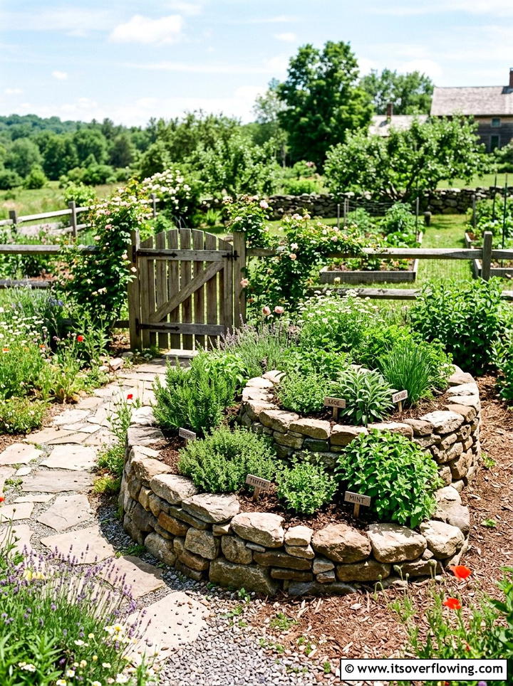 Herb Spiral Garden - 25 garden ideas for outdoor entertaining