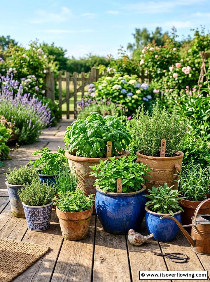 Herb garden containers - 25 garden design ideas for backyard spaces