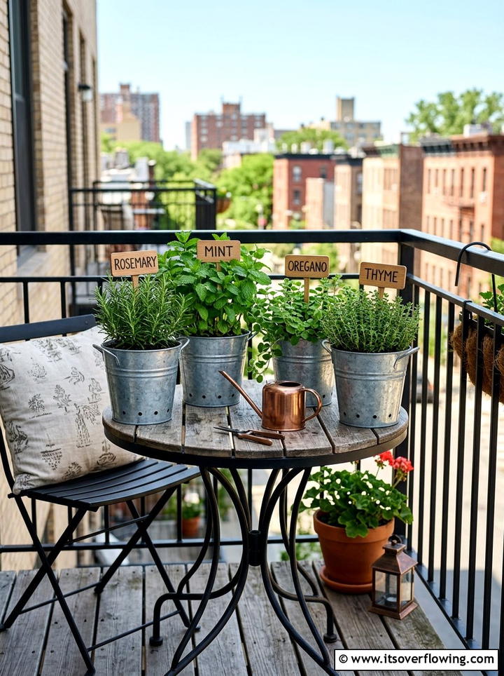 Herb garden for apartment - 25 creative garden ideas for balconies