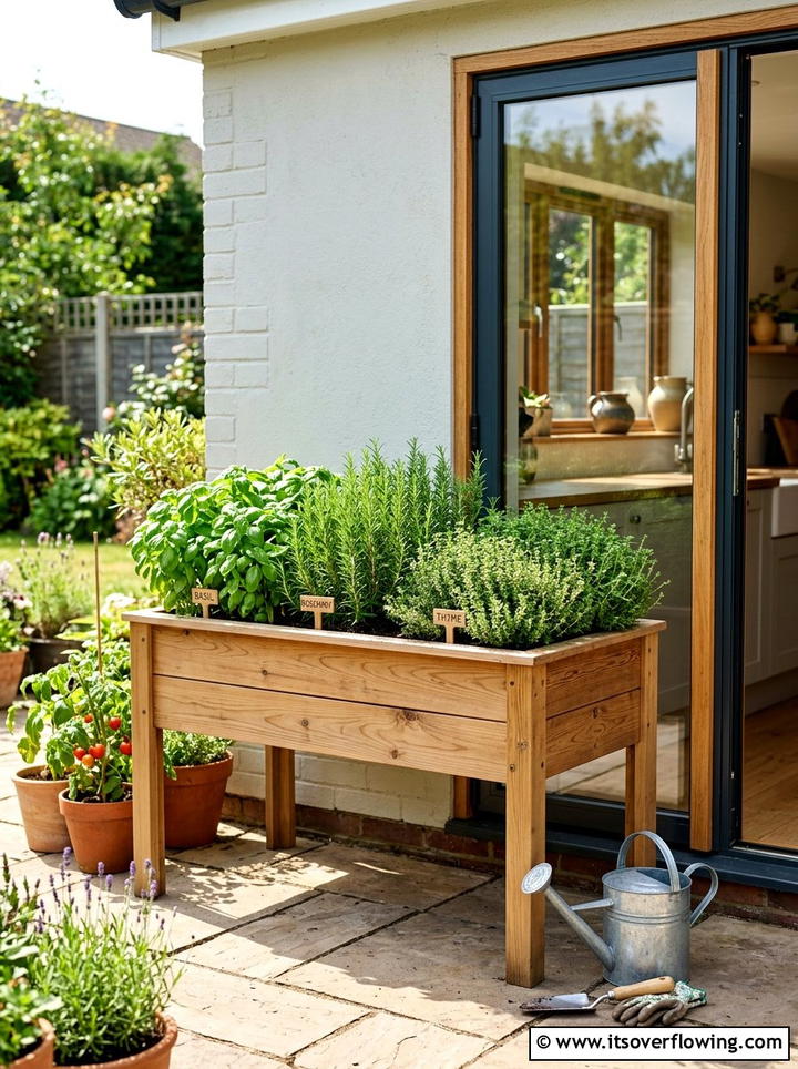 Herb garden raised bed - 25 garden design ideas with raised beds