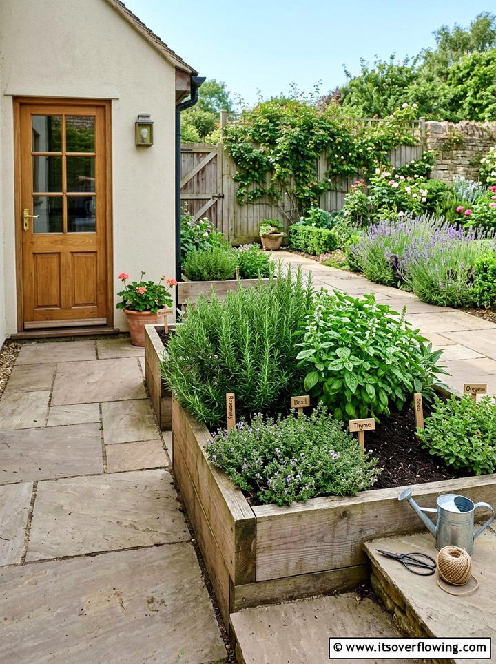 Herb garden raised beds - 25 backyard ideas with raised beds