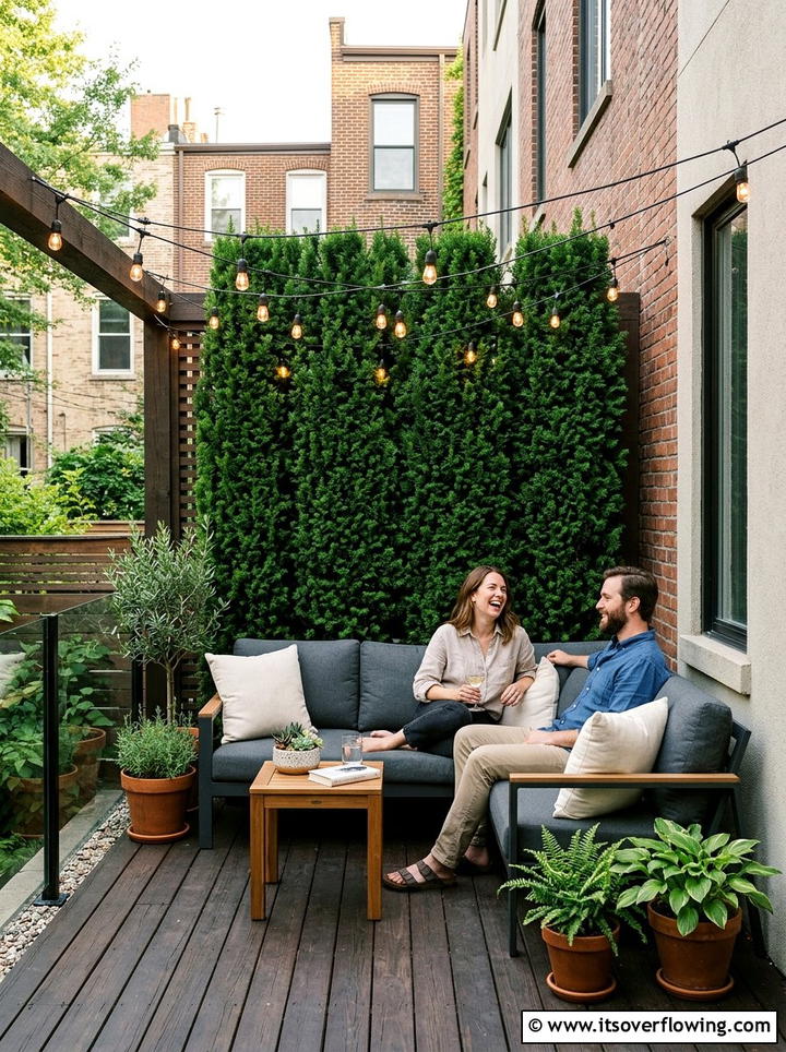 Hicks Yew Privacy Wall - 25 backyard ideas with privacy trees