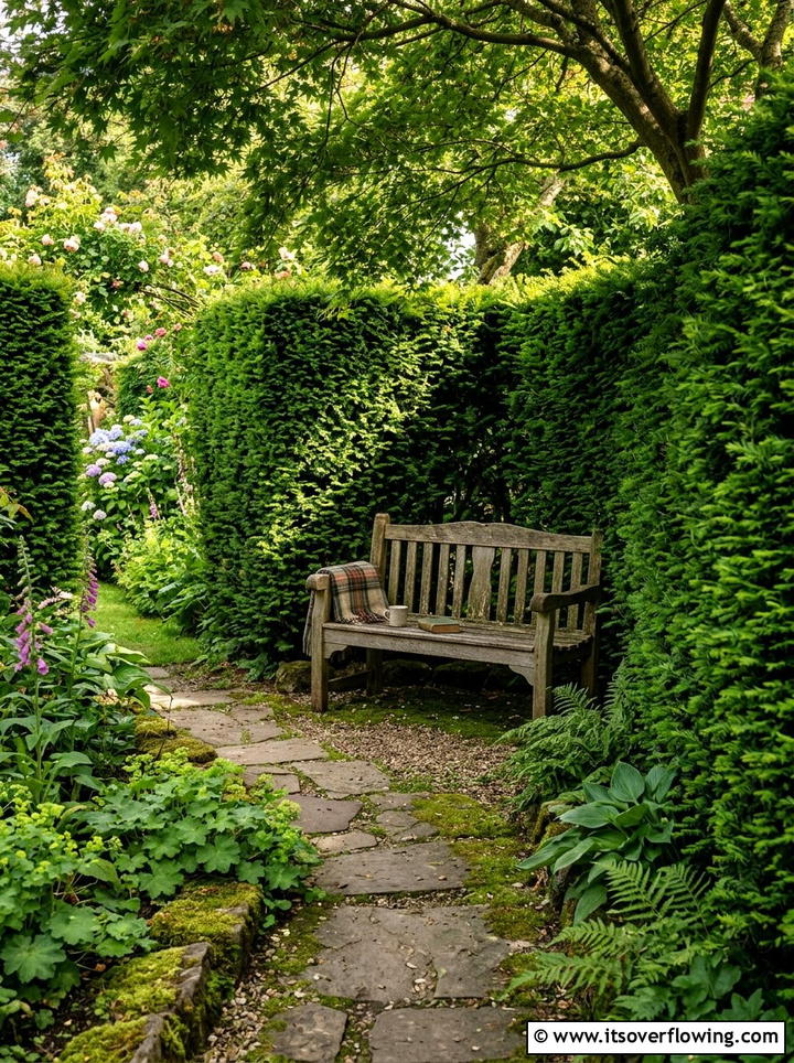 Hidden Garden Nook - 25 backyard ideas with zen style