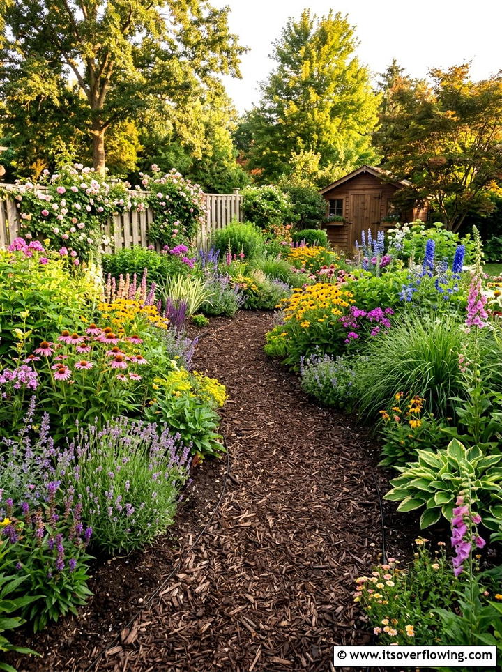 Hidden Trench Composting Path - 25 creative garden ideas with composting stations