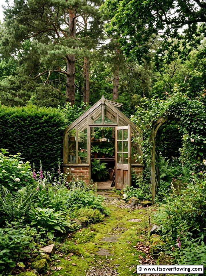 Hidden garden greenhouse - 25 creative garden ideas with greenhouse corners