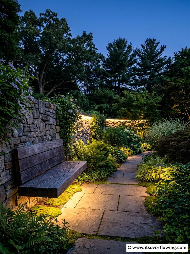 Hidden garden lighting - 25 garden ideas for minimalist style