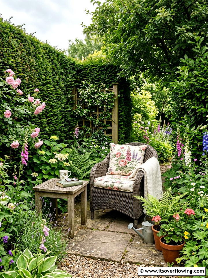 Hidden garden nook - 25 garden ideas for cottage homes
